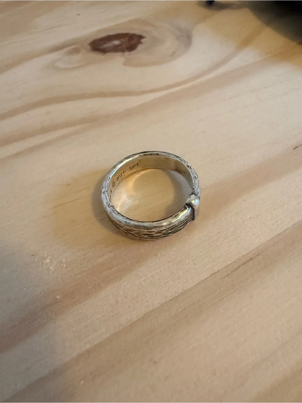 Outlander Claire Wedding Ring - Silver Brass